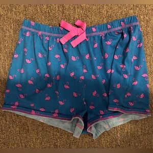 Flamingo print pajama bottoms